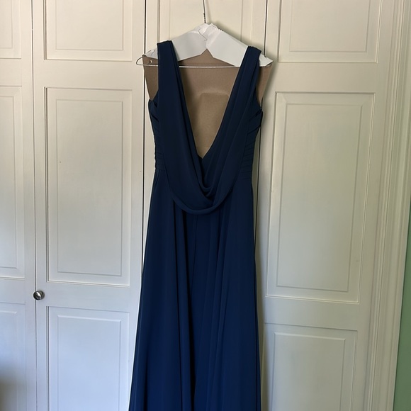 Allure Bridals Navy Blue Gown -Size 12 - Picture 6 of 12